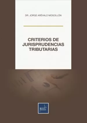 Carátula de Criterios de jurisprudencias tributarias