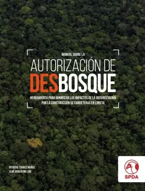Carátula de Manual sobre la autorización de desbosque
