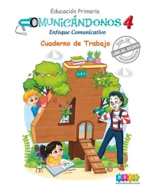 Carátula de Comunicándonos 4to Grado Cuaderno de trabajo