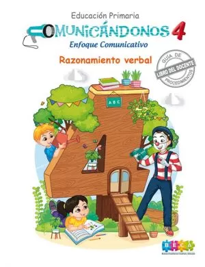 Carátula de Comunicándonos 4to Grado Razonamiento Verbal Docente Educación Primaria