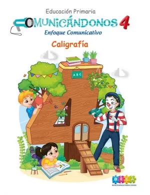 Carátula de Comunicándonos 4, educación primaria