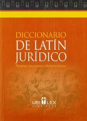 Carátula de Diccionario de latín jurídico