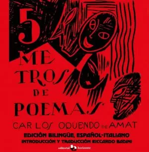 Carátula de 5 metros de poemas = 5 metri di poemi