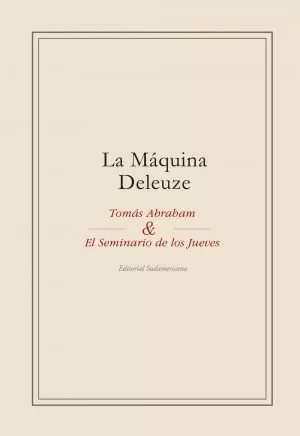 Carátula de La máquina Deleuze