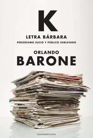 Carátula de K, letra bárbara