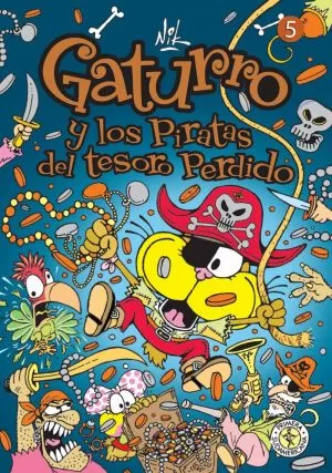 Carátula de Gaturro y los piratas del tesoro perdido
