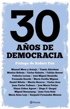 Carátula de Treinta años de democracia