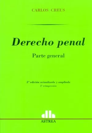 Carátula de Derecho penal