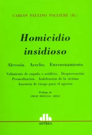 Carátula de Homicidio insidioso