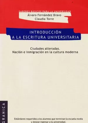 Carátula de Introducción a la escritura universitaria
