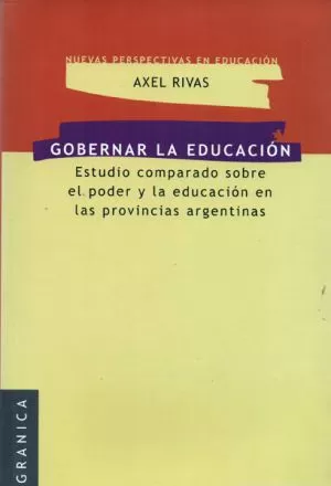 Carátula de Gobernar la educación