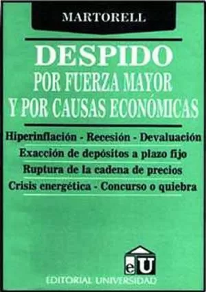 Carátula de Despido por fuerza mayor y por causas económicas