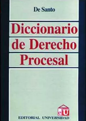 Carátula de Diccionario de derecho procesal