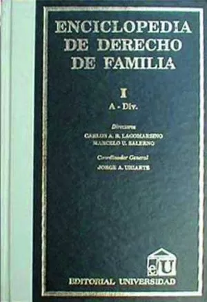 Carátula de Enciclopedia de derecho de familia