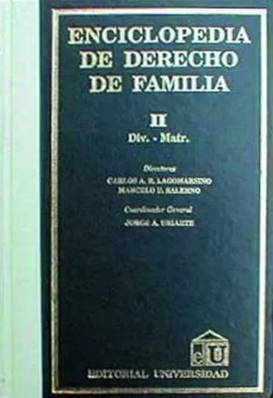 Carátula de Enciclopedia de derecho de familia