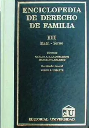 Carátula de Enciclopedia de derecho de familia