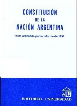 Carátula de Constitución de la Nación Argentina