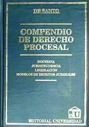 Carátula de Compendio de derecho procesal