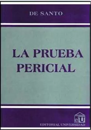 Carátula de La Prueba pericial
