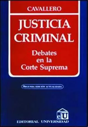Carátula de Justicia criminal