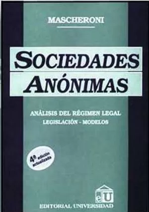 Carátula de Sociedades anónimas