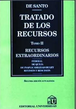 Carátula de Tratado de los recursos
