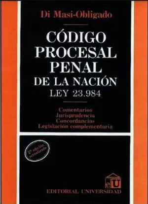 Carátula de Código procesal penal de la Nación
