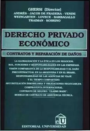 Carátula de Derecho privado económico