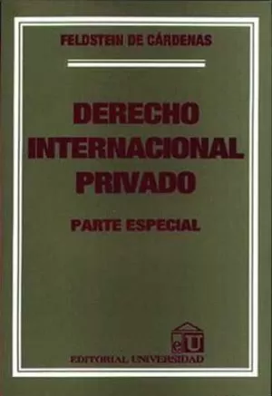 Carátula de Derecho internacional privado
