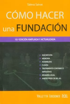 Carátula de Cómo hacer una fundación