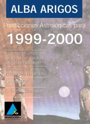 Carátula de Predicciones astrológicas para 1999-2000