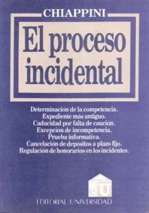 Carátula de El Proceso incidental