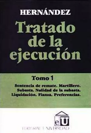Carátula de Tratado de la ejecución