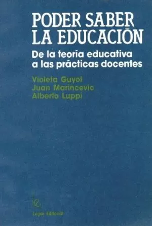 Carátula de Poder saber la educación