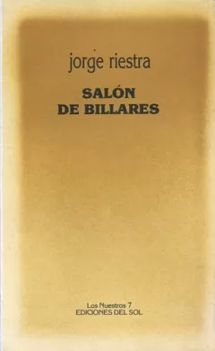Carátula de Salón de billares