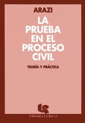 Carátula de La prueba en el proceso civil