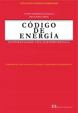 Carátula de Código de energía sistematizado con jurisprudencia