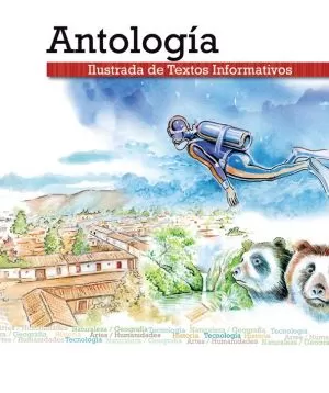 Carátula de Antología ilustrada de textos informativos