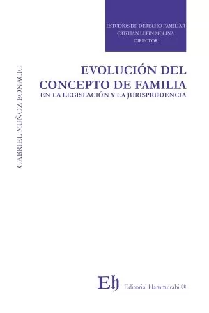 Carátula de Evolución del concepto de familia