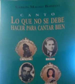 Carátula de Lo que no se debe hacer para cantar bien