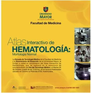 Carátula de Atlas interactivo de hematología: morfología normal