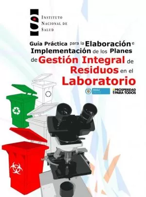Carátula de Guía Práctica para la Elaboración e Implementación de los Planes de Gestión Integral de Residuos en el Laboratorio
