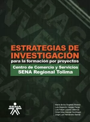 Carátula de Estrategias de investigación para la formación por proyectos