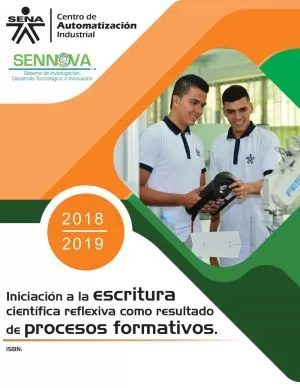 Carátula de Iniciación a la Escritura Cientifica Reflexiva Como Resultado de Procesos Formativos