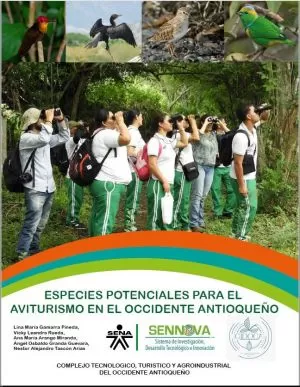 Carátula de Especies Potenciales para el Aviturismo en el Occidente Antioqueño