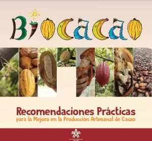 Carátula de Recomendaciones prácticas para la mejora en la producción artesanal de Cacao
