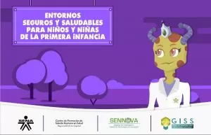 Carátula de Entornos Seguros y Saludables Para Niños y Niñas de la Primera Infancia
