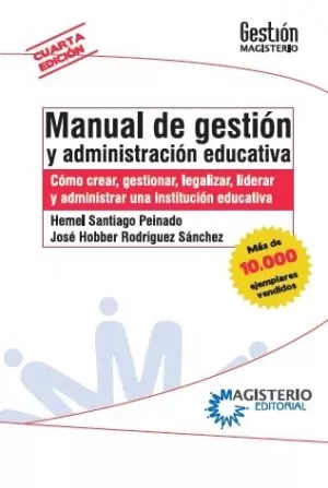 Carátula de Manual de gestión y administración educativa