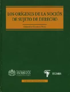 Carátula de Los Orígenes de la noción de sujeto de derecho