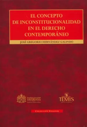 Carátula de el concepto de la inconstitucionalidad en el Derecho contemporaneo